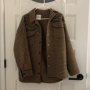 Sandro Wool-blended Jacket size 36
